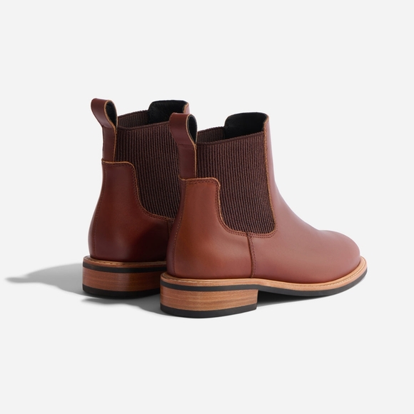 NIB Nisolo Carmen Chelsea Boot, Brandy, Size 8.5 - Picture 3 of 11